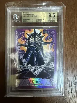 BGS 9.5 2022 One Piece Romance Dawn King Alt Art Leader OP01-091 English - Image 1