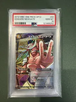 One Piece Miracle Battle Carddass Whitebeard MR OP 84/85 PSA 10 (POP 4) - Image 1