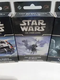 Star Wars The Card Game LCG Force Pack Lot of 5 - Hoth Cycle Sealed Boxes - Image 5