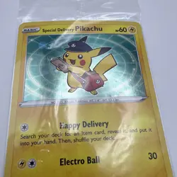 Special Delivery Pikachu SWSH074 SWSH: Sword & Shield Promo Cards Holo - Image 2