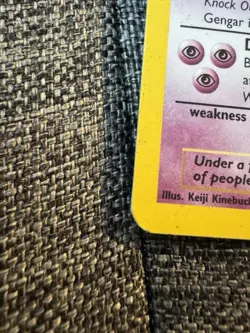 Original 1999 Gengar 5/62 Fossil Holo Rare WOTC Pokemon TCG Card - Image 4