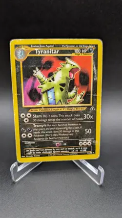 Pokemon Tyranitar Neo Discovery 31/75 Unlimited Edition Regular Card - Image 1