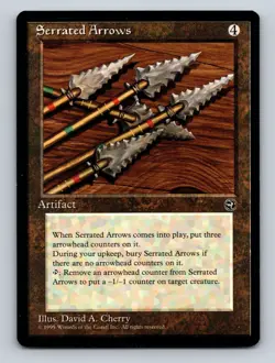 MTG Serrated Arrows Regular NM - Image 1