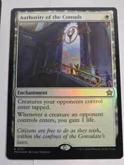 MTG - Autrhority of the Consuls FOIL - Foundations - Image 1
