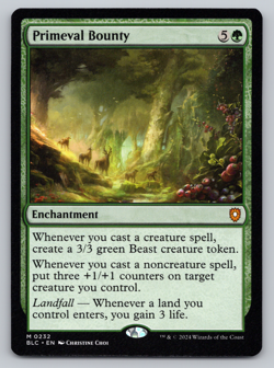 Primeval Bounty - Commander: Bloomburrow MTG - Image 1