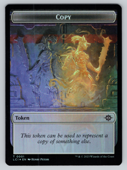 Dinosaur 01 | Copy - FOIL - Double Sided Token - Jurassic Park - Ixalan MTG - Image 2