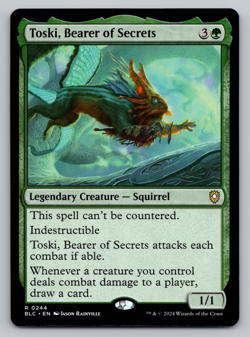 Toski, Bearer of Secrets - Commander: Bloomburrow MTG - Image 1
