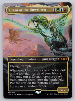 Ureni of the Unwritten FOIL Borderless - Commander: Tarkir Dragonstorm MTG - Image 1