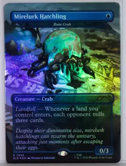 Mirelurk Hatchling [New, Near Mint] *Rainbow Foil* {Fallout SLD} - Image 2