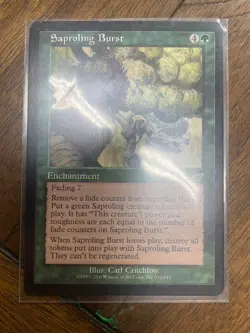 Magic The Gathering Nemesis Saproling Burst #113/143 MTG TCG CCG - Image 1