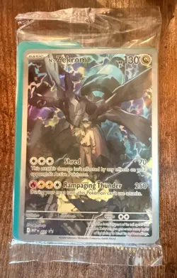 Pokemon TCG | N's Zekrom 031 MEP Promo Full Art | SEALED | Ascended Heroes ETB - Image 1
