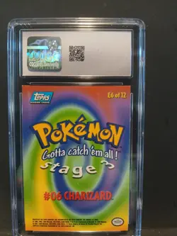 Topps Charizard Pokemon The First Movie CGC 5.5 EXELLENT+ FIRST PRINT - Image 2