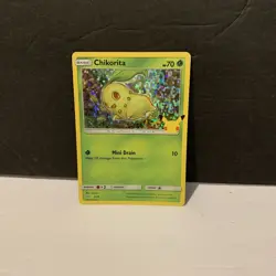 Chikorita McDonalds Pokemon Promo HOLO Card 2/25 - 25th Anniversary - Image 1