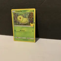 Chikorita McDonalds Pokemon Promo HOLO Card 2/25 - 25th Anniversary - Image 3