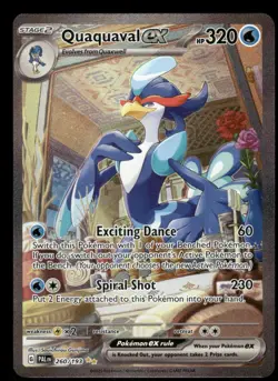 Pokemon Cards Quaquaval ex 260/193 Paldea Evolved Special Illustration Rare NM - Image 1