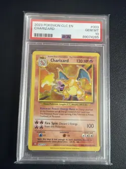 2023 Pokemon CLC-Trading Card Game Classic Charizard #003 PSA 10 GEM MINT - Image 1