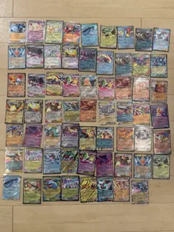 Lot of 62 Assorted ENGLISH Pokemon EX - MEG, PLF, DRI, JTG, SSP, PRE, PAF - Image 1