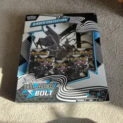 Pokemon TCG Scarlet & Violet Black Bolt - Binder Box - slight tear on box - Image 1