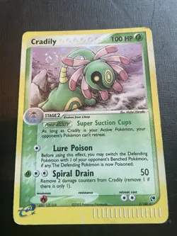 Cradily 3/100 EX Sandstorm Holo Rare - MP - Pokemon TCG - Image 1