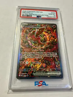 2025 POKEMON MEP EN-BLACK STAR PROMO #024 ORICORIO ex PSA 10 - Image 1