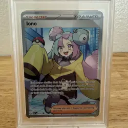 2024 Pokemon PSA 10 SVP Black Star Promo IONO #124 PREMIUM TOURNAMENT COLLECTION - Image 3
