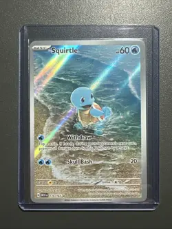 Pokemon TCG Squirtle 170/165 Sv: Scarlet & Violet 151 Illustration Rare Holo - Image 1