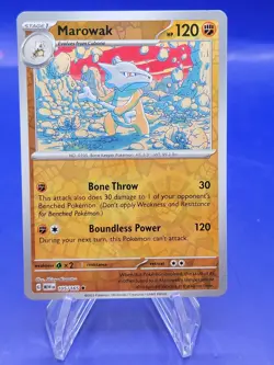 Marowak 105/165 REVERSE Holo ENGLISH NM/M Pokemon - 151 - Image 1