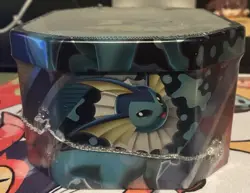 Pokemon TCG Vaporeon V Tin Pokemon Eevee Evolutions Sealed - Image 4
