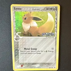 Pokemon Eevee EX Delta Species #68/113 English 2005 Reverse Holo stamped - Image 1