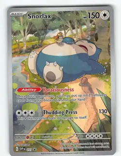 SNORLAX 051 PROMO SCARLET & VIOLET POKEMON LP - Image 2