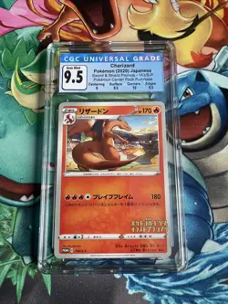 CGC 9.5 Graded Pokemon Tcg Charizard Illustrator Promo -143/S-P - Image 1