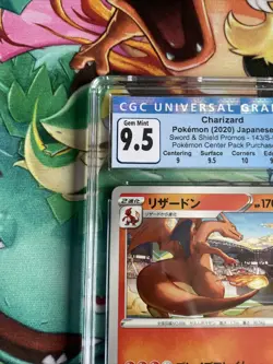 CGC 9.5 Graded Pokemon Tcg Charizard Illustrator Promo -143/S-P - Image 5