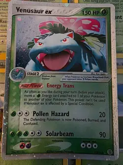 Pokemon Venusaur ex 112/112 EX FireRed LeafGreen Holo Ultra Rare 150 HP English - Image 1