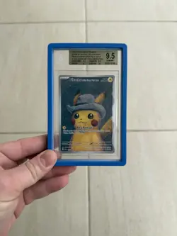 2023 Pikachu with Grey Felt Hat #85 Promo Pokemon x Van Gogh Art Mint BGS 9.5 - Image 1