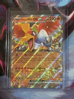 Pokemon Destined Rivals - #39/182 Ethan’s Ho-Oh ex Double Rare Holo - Image 1
