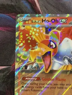 Pokemon Destined Rivals - #39/182 Ethan’s Ho-Oh ex Double Rare Holo - Image 4
