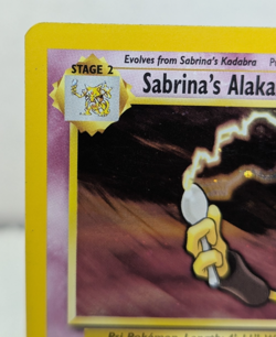 2000 Pokemon Gym Challenge Sabrina's Alakazam Holo 16/132 LP (A) - Image 2