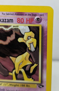 2000 Pokemon Gym Challenge Sabrina's Alakazam Holo 16/132 LP (A) - Image 3