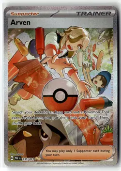 Arven ⭐ 235/091 Holo Special Illustration Rare Paldean Fates 2024 Pokemon NM - Image 1