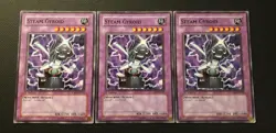 Yu-Gi-Oh! 3x Steam Gyroid, CRV-DE033, Common, 1. Auflage, Deutsch, Excellent! - Image 1