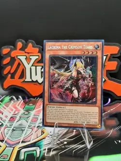 Yu-Gi-Oh! Lacrima The Crimson Tears MP25-EN100 Secret Rare 1st Ed NM - Image 1