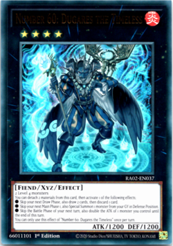 Number 60: Dugares the Timeless - RA02-EN037 - Ultra Rare - 1st Edition Yugioh - Image 1