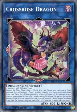 Crossrose Dragon - 1st Edition L5DD-ENA30 - NM - YuGiOh - Image 1