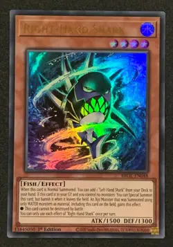 Right-Hand Shark | BROL-EN048 | Ultra Rare | 1st Edition | YuGiOh TCG - Image 1