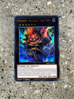 Yugioh TCG Pumpking the Great Ghost King MZMU-EN005 Ultra Rare 1st Edition - Image 1