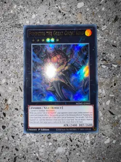 Yugioh TCG Pumpking the Great Ghost King MZMU-EN005 Ultra Rare 1st Edition - Image 3