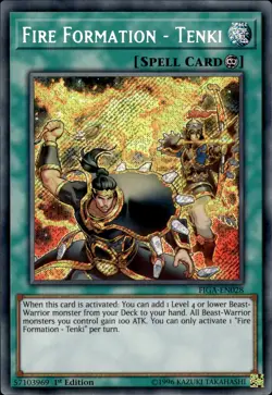Fire Formation - Tenki - Secret Rare 1st Edition FIGA-EN028 - NM - YuGiOh - Image 1