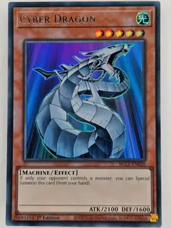 Yu Gi Oh - BLC1-EN020 Cyber Dragon - Silver Ultra Rare - Image 1