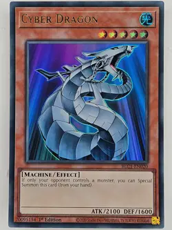 Yu Gi Oh - BLC1-EN020 Cyber Dragon - Gold Ultra Rare - Image 1