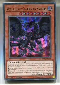 Yu-Gi-Oh! World Legacy Guardragon Mardark Super Rare englisch MYFI-EN048 - Image 1